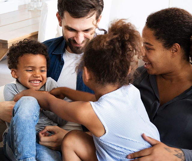 family enjoying a pest-free home